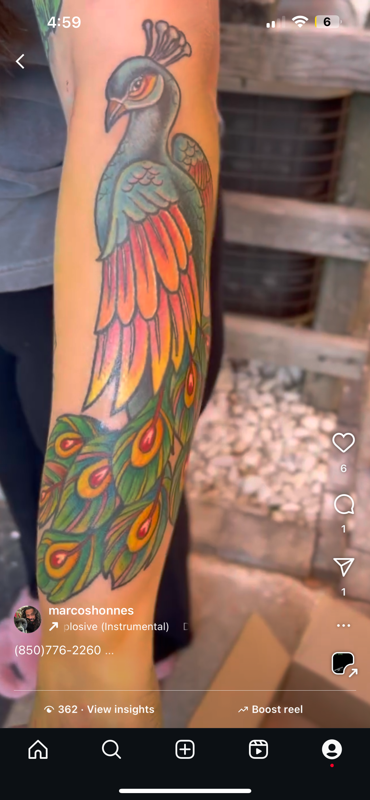 Tattoo detail by Marcos Honnes